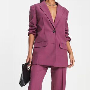 NWOT ASOS Plum Suit Blazer and Pant
